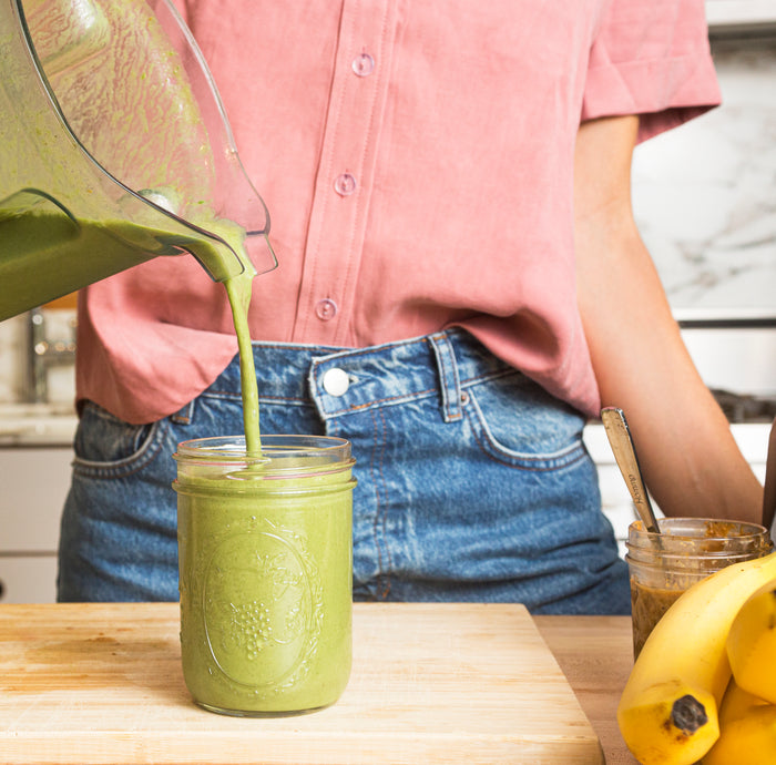 Einfacher grüner Smoothie